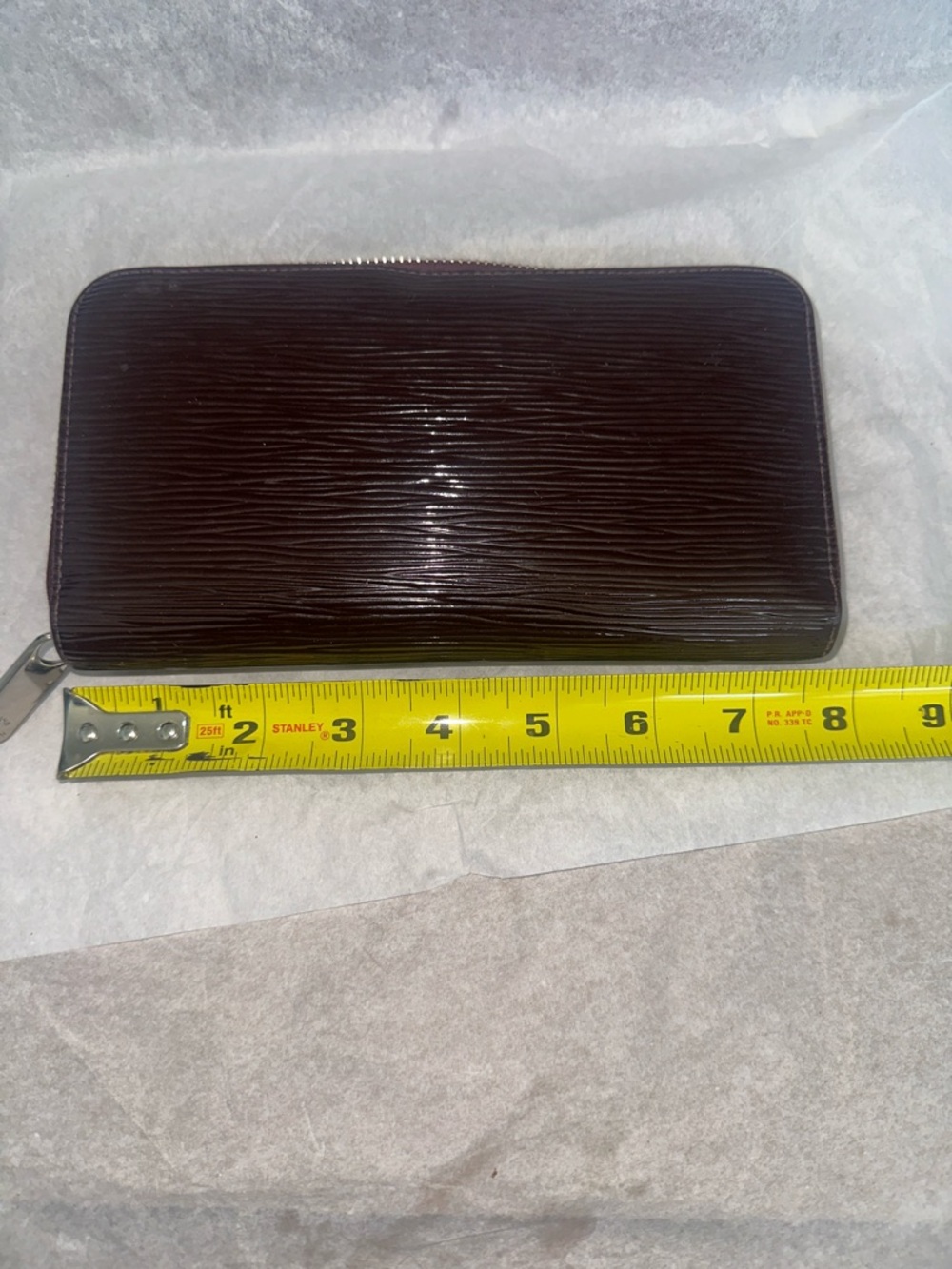 Louis Vuitton Zippy Epi Long Wallet in Burgundy EUC & COA - Picture 15 of 16